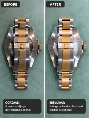 rolex bracelet polijsten