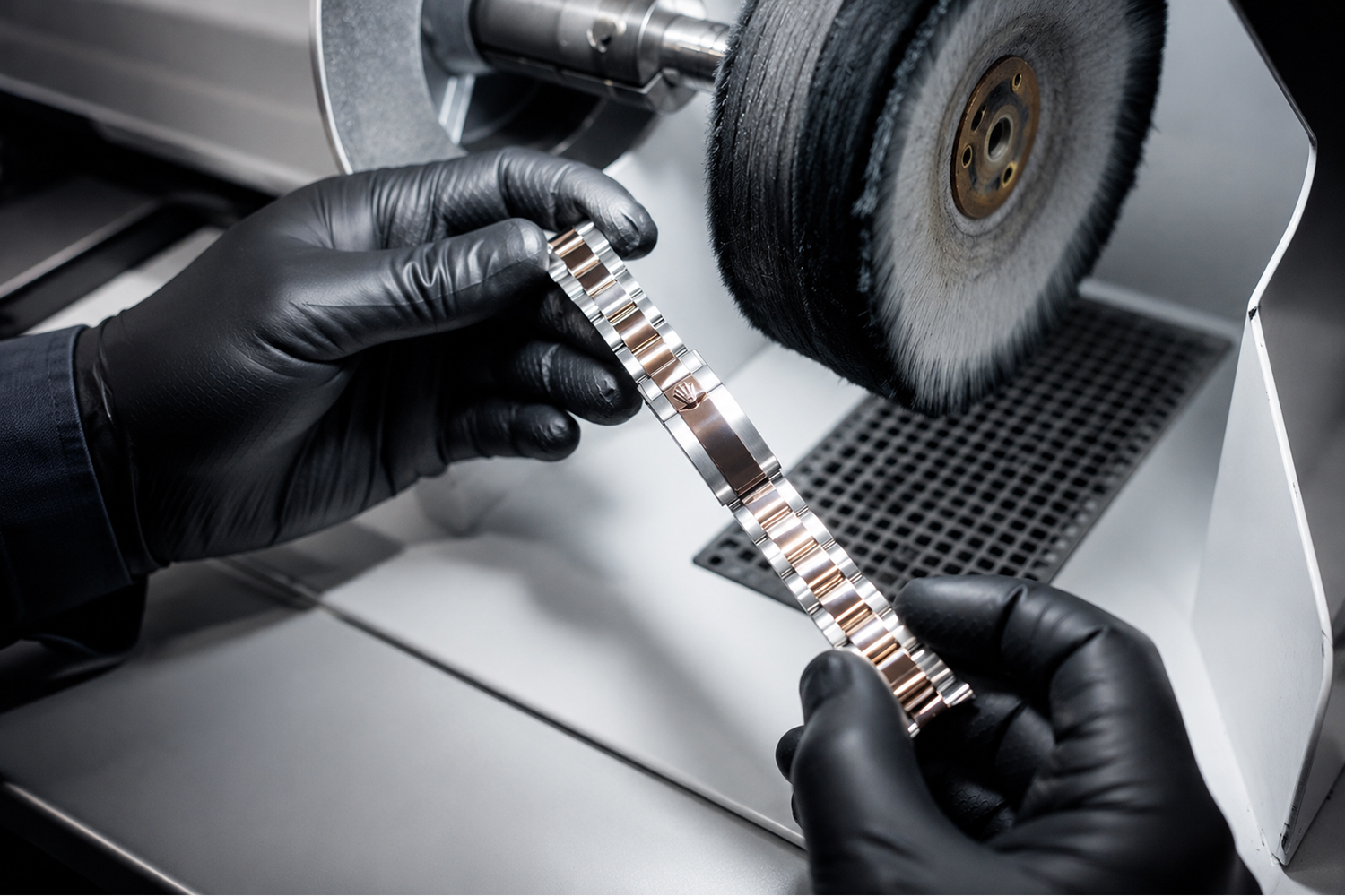 rolex bracelet polijsten